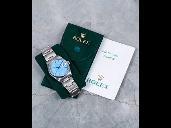 Rolex Datejust 36 Tiffany Turchese Oyster Blue Hawaiian Rolex Paper 16200